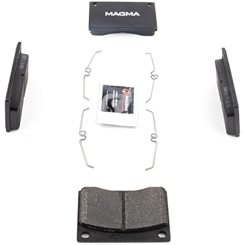 MAGMA Premium PMD43M Semi-Metallic Brake Pads, Front
