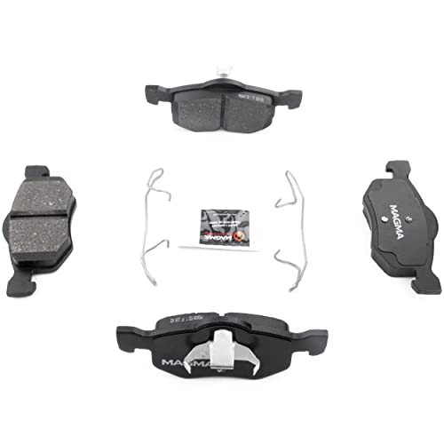MAGMA Premium PMD843M Semi-Metallic Brake Pads, Front