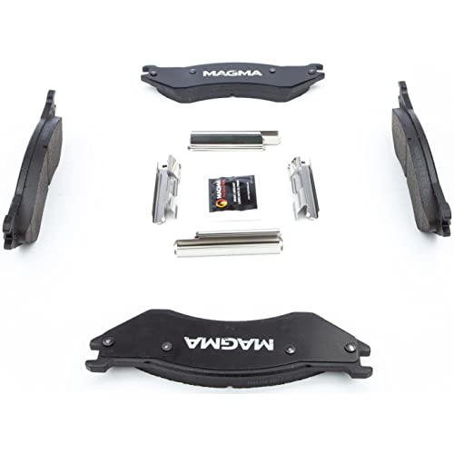 MAGMA Premium PMD842M Semi-Metallic Brake Pads, Front