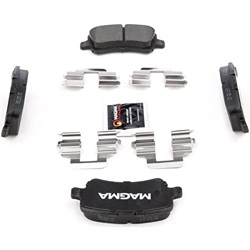 MAGMA Premium PMD1307C Ceramic Brake Pads, Rear