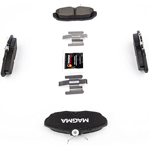 MAGMA Premium PMD599M Semi-Metallic Brake Pads, Rear
