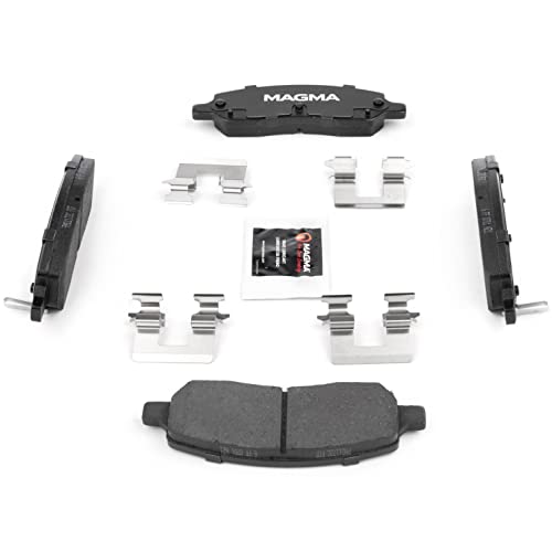 MAGMA Premium PMD1172C Ceramic Brake Pads, Rear