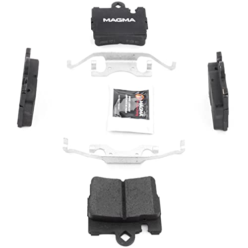MAGMA Premium PMD848C Ceramic Brake Pads, Rear
