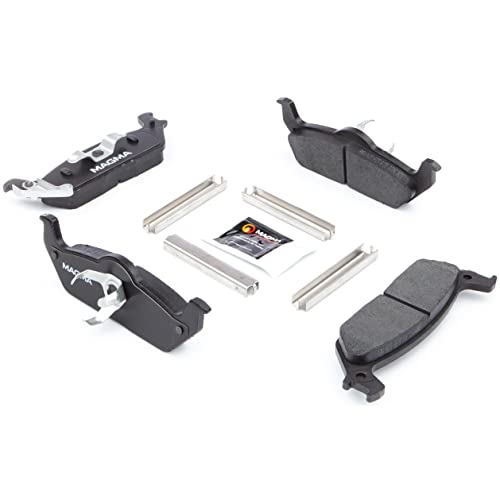 MAGMA Premium PMD1012C Ceramic Brake Pads, Rear