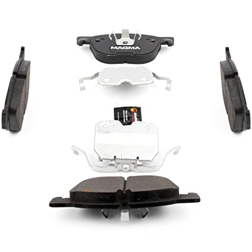 MAGMA Premium PMD1294M Semi-Metallic Brake Pads, Front