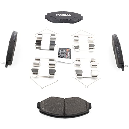 MAGMA Premium PMD914M Semi-Metallic Brake Pads, Front