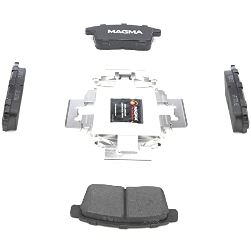 MAGMA Premium PMD1259C Ceramic Brake Pads, Rear