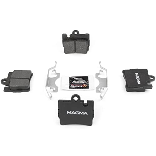 MAGMA Premium PMD848M Semi-Metallic Brake Pads, Rear