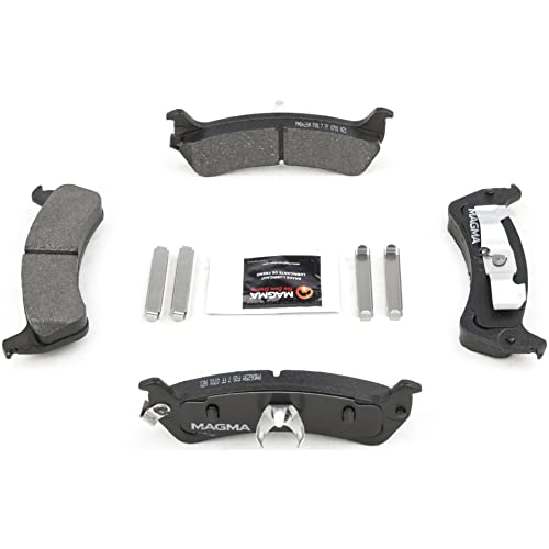 MAGMA Premium PMD625M Semi-Metallic Brake Pads, Rear