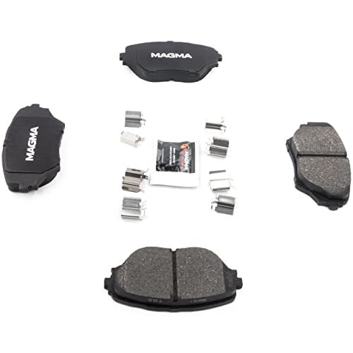MAGMA Premium PMD862M Semi-Metallic Brake Pads, Front