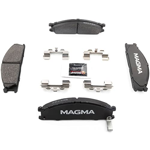MAGMA Premium PMD333M Semi-Metallic Brake Pads, Front