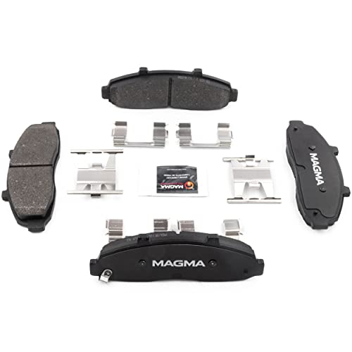 MAGMA Premium PMD679M Semi-Metallic Brake Pads, Front
