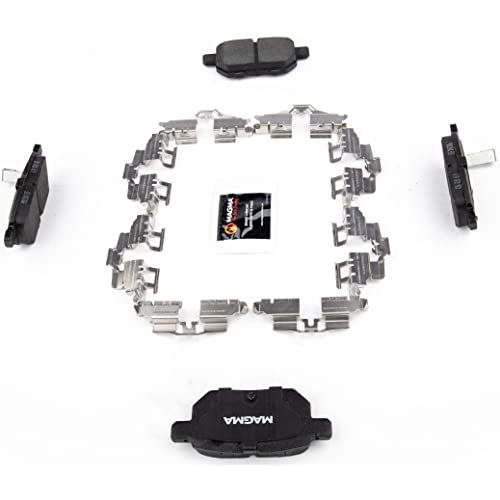 MAGMA Premium PMD1354C Ceramic Brake Pads, Rear