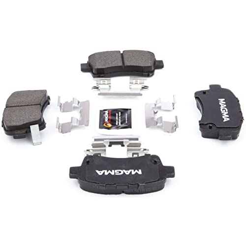 MAGMA Premium PMD937M Semi-Metallic Brake Pads, Front