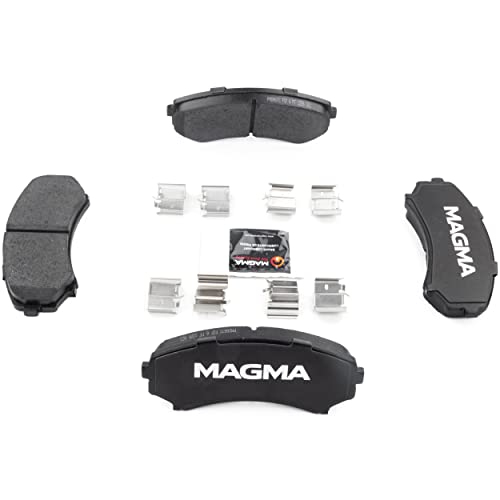 MAGMA Premium PMD867C Ceramic Brake Pads, Front