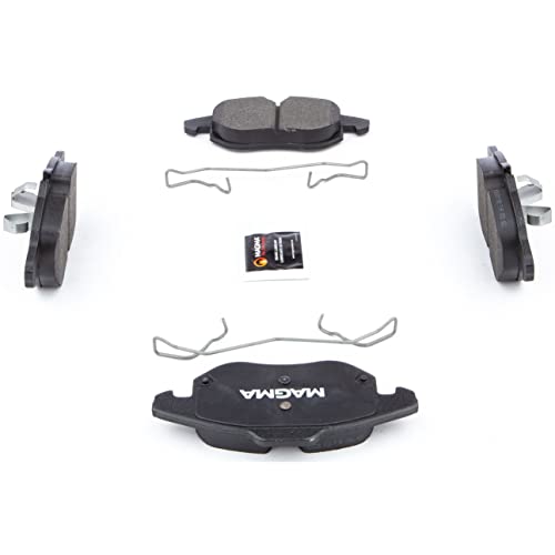 MAGMA Premium PMD972M Semi-Metallic Brake Pads, Front