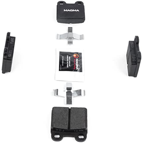 MAGMA Premium PMD30C Ceramic Brake Pads, Rear