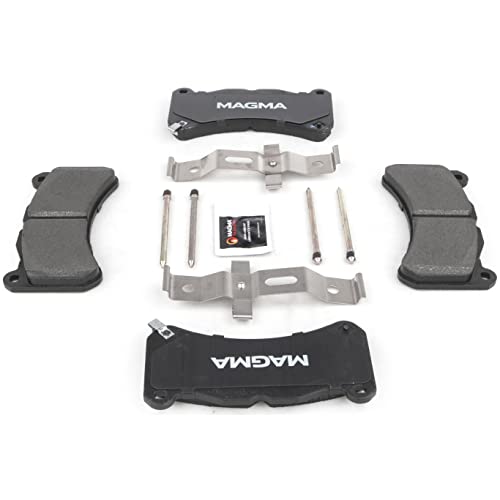 MAGMA Premium PMD1365M Semi-Metallic Brake Pads, Front