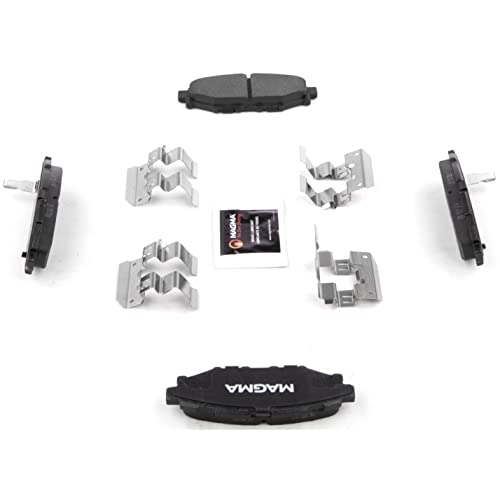 MAGMA Premium PMD1114C Ceramic Brake Pads, Rear
