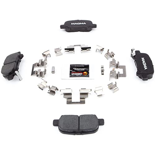 MAGMA Premium PMD828C Ceramic Brake Pads, Rear