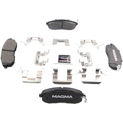 MAGMA Premium PMD815M Semi-Metallic Brake Pads, Front