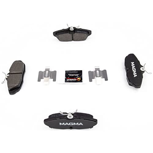 MAGMA Premium PMD599M Semi-Metallic Brake Pads, Rear