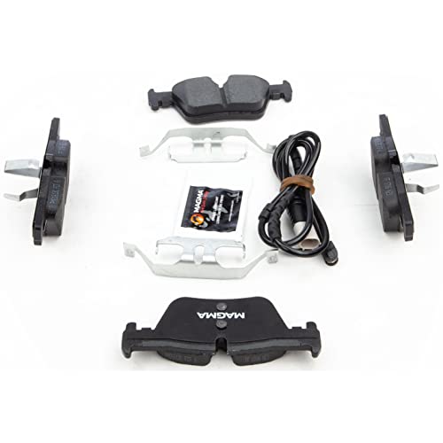 MAGMA Premium PMD1613C Ceramic Brake Pads, Rear