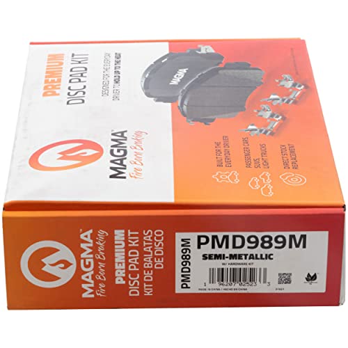 MAGMA Premium Semi-Metallic Brake Pads PMD989M