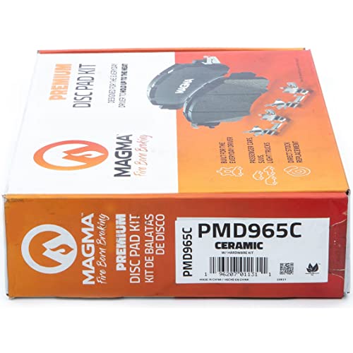 MAGMA Premium PMD965C Ceramic Brake Pads, Front