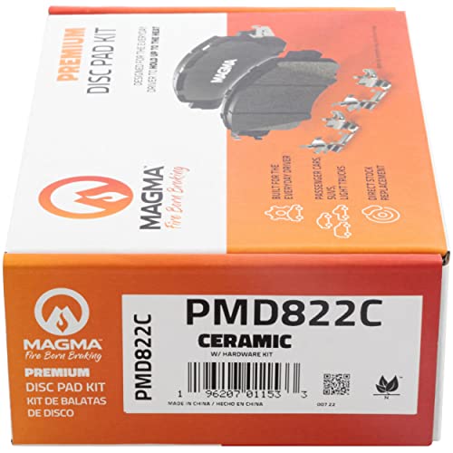 MAGMA Premium PMD822C Ceramic Brake Pads, Front