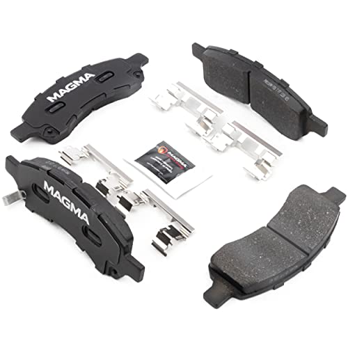 MAGMA Premium PMD1169M Semi-Metallic Brake Pads, Front