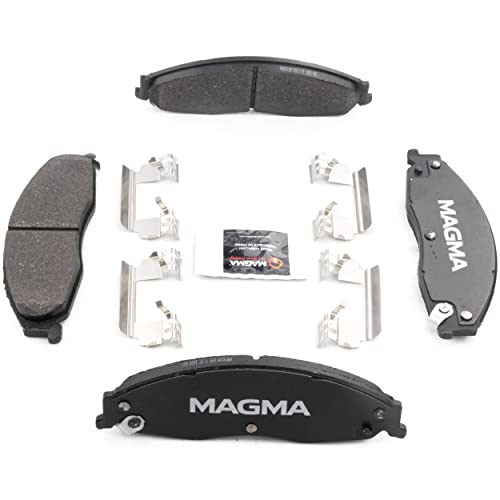 MAGMA Premium PMD921M Semi-Metallic Brake Pads, Front