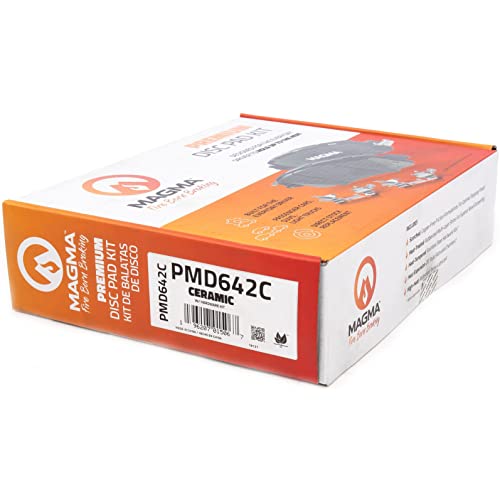 MAGMA Premium PMD642C Ceramic Brake Pads, Front