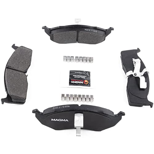 MAGMA Premium PMD642M Semi-Metallic Brake Pads, Front