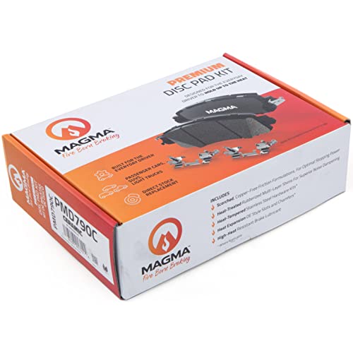 MAGMA Premium PMD790C Ceramic Brake Pads, Front