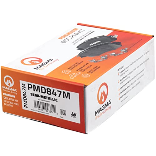 MAGMA Premium Semi-Metallic Brake Pads PMD847M