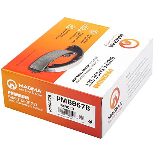 MAGMA Premium Parking Brake Shoes PMB867B