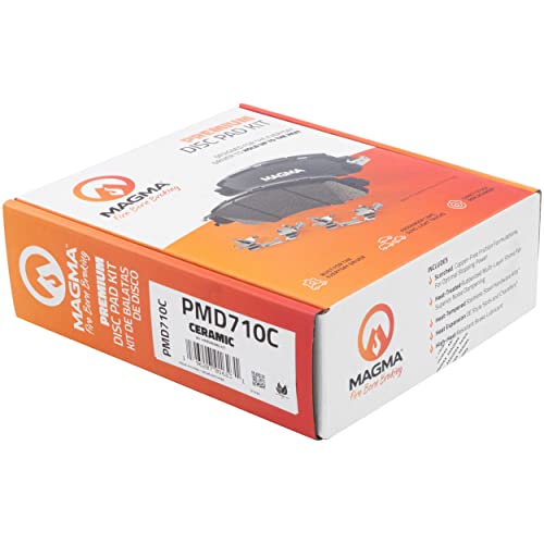 MAGMA Premium PMD710C Ceramic Brake Pads, Front