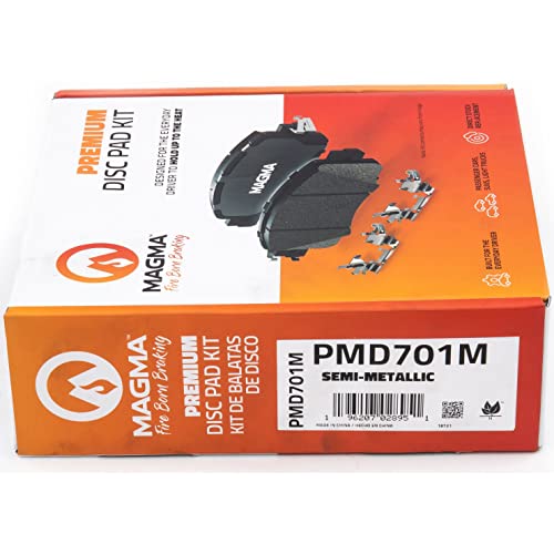MAGMA Premium Semi-Metallic Brake Pads PMD701M