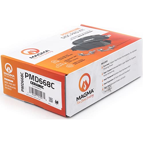 MAGMA Premium Ceramic Brake Pads PMD668C