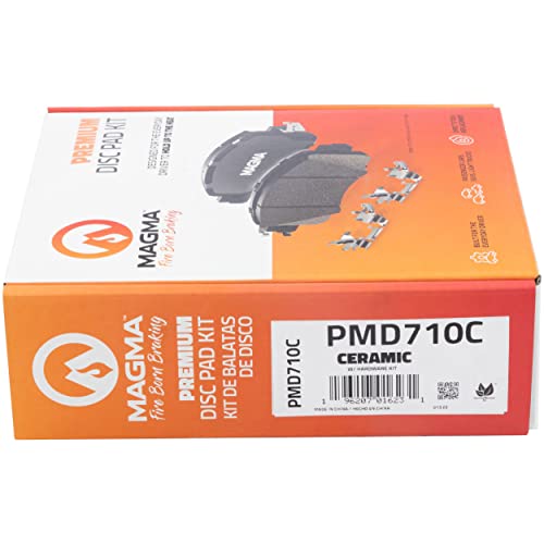 MAGMA Premium PMD710C Ceramic Brake Pads, Front
