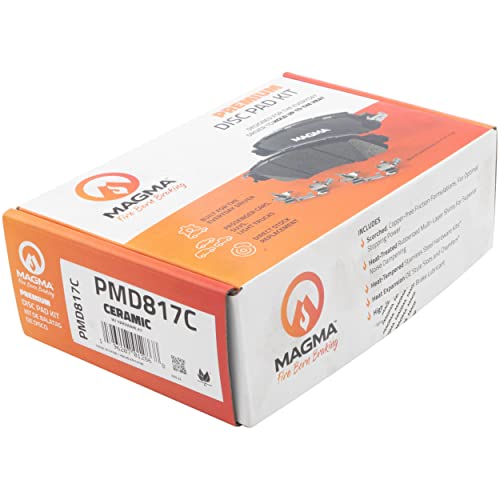 MAGMA Premium PMD817C Ceramic Brake Pads, Front