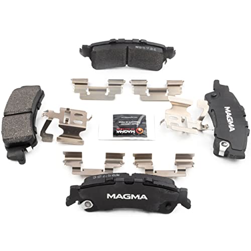 MAGMA Premium PMD792M Semi-Metallic Brake Pads, Rear