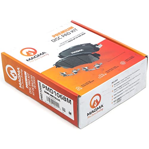 MAGMA Premium Semi-Metallic Brake Pads PMD1068M