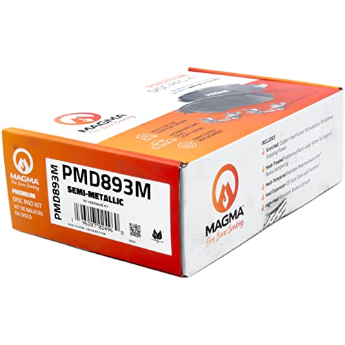 MAGMA Premium Semi-Metallic Brake Pads PMD893M