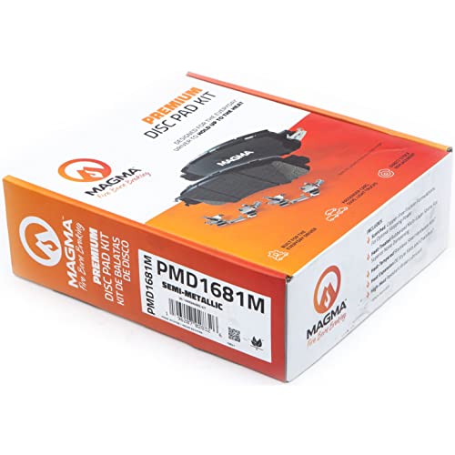 MAGMA Premium Semi-Metallic Brake Pads PMD1681M