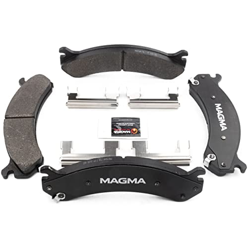 MAGMA Premium PMD784M Semi-Metallic Brake Pads, Front