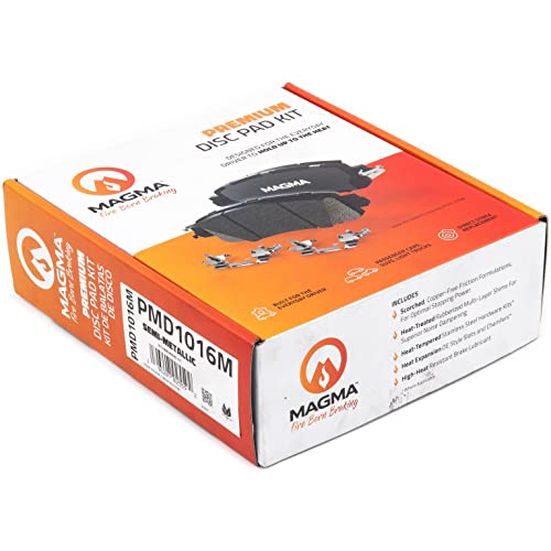 MAGMA Premium Semi-Metallic Brake Pads PMD1016M