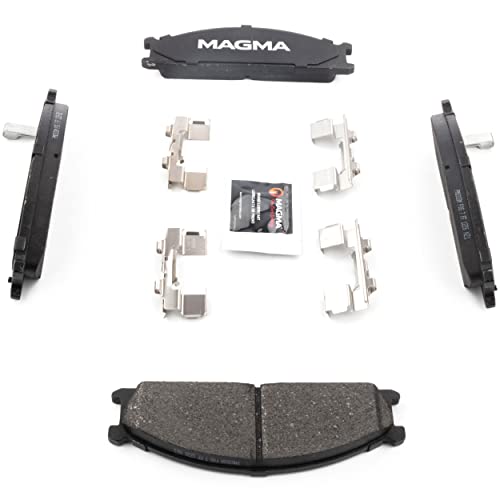 MAGMA Premium PMD333M Semi-Metallic Brake Pads, Front