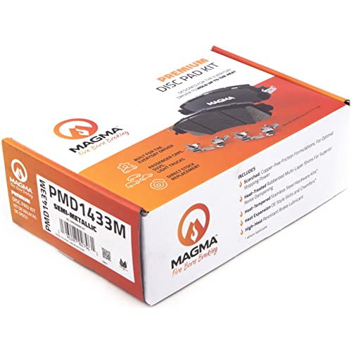 MAGMA Premium Semi-Metallic Brake Pads PMD1433M